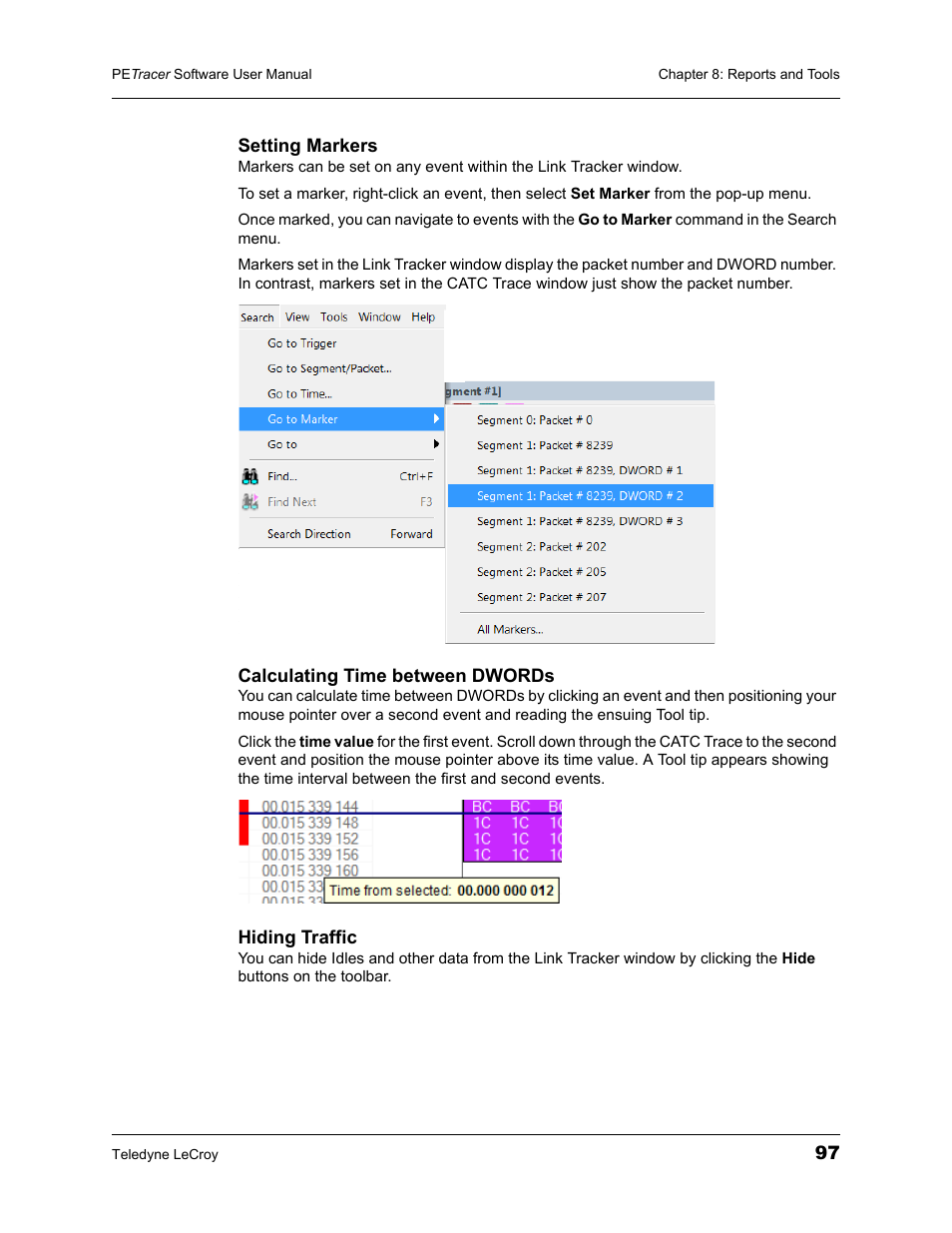 Teledyne LeCroy PETracer ProtoSync Software User Manual User Manual | Page 103 / 154