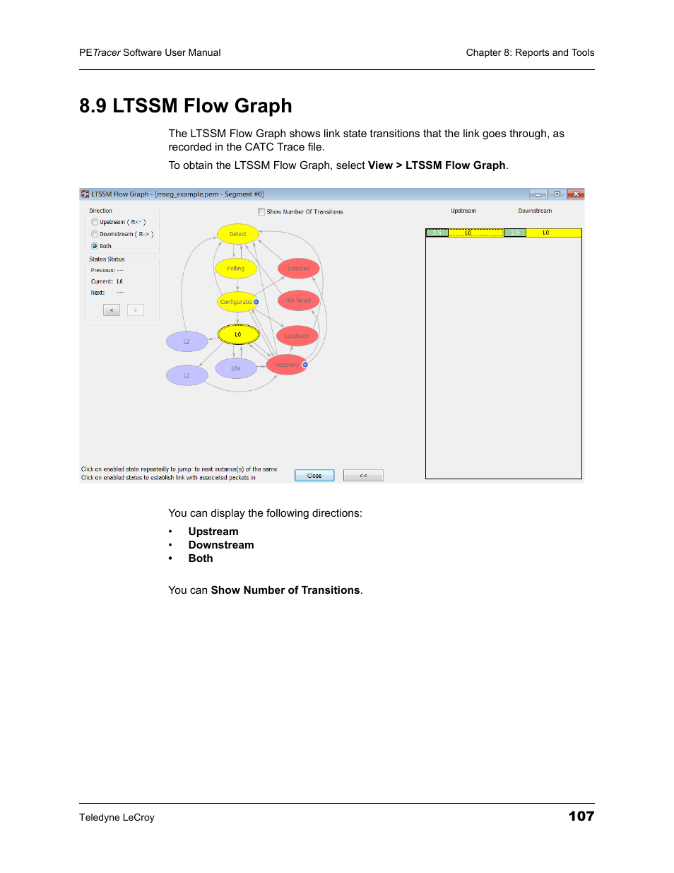 9 ltssm flow graph | Teledyne LeCroy PETracer ProtoSync Software User Manual User Manual | Page 113 / 154