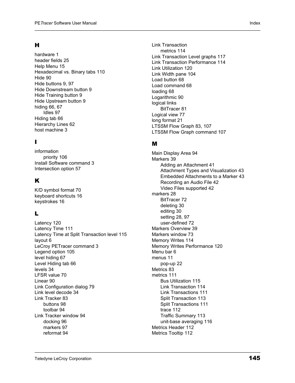 Teledyne LeCroy PETracer ProtoSync Software User Manual User Manual | Page 151 / 154