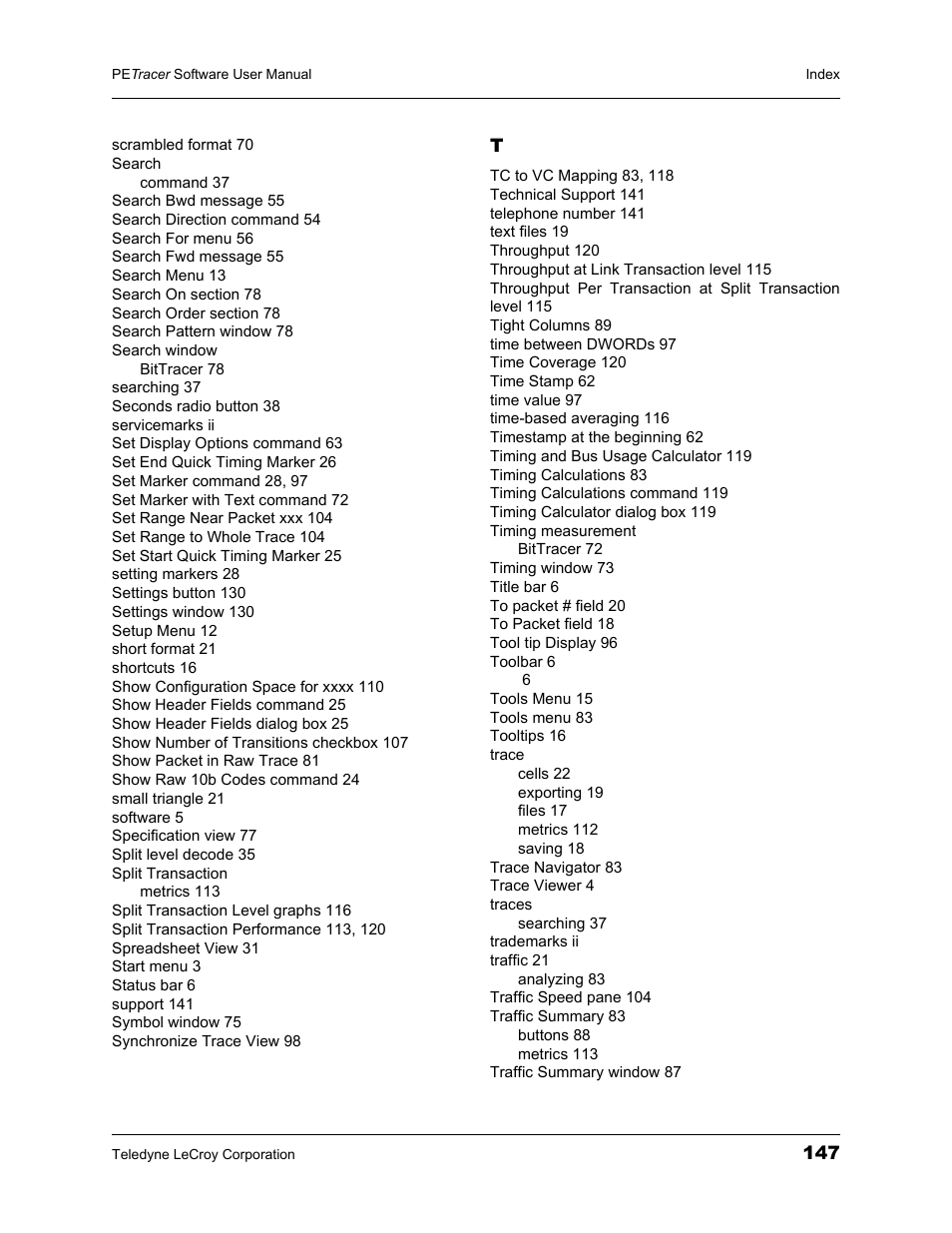 Teledyne LeCroy PETracer ProtoSync Software User Manual User Manual | Page 153 / 154