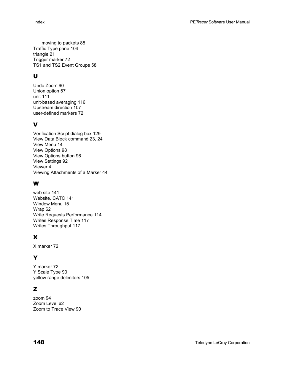 Teledyne LeCroy PETracer ProtoSync Software User Manual User Manual | Page 154 / 154