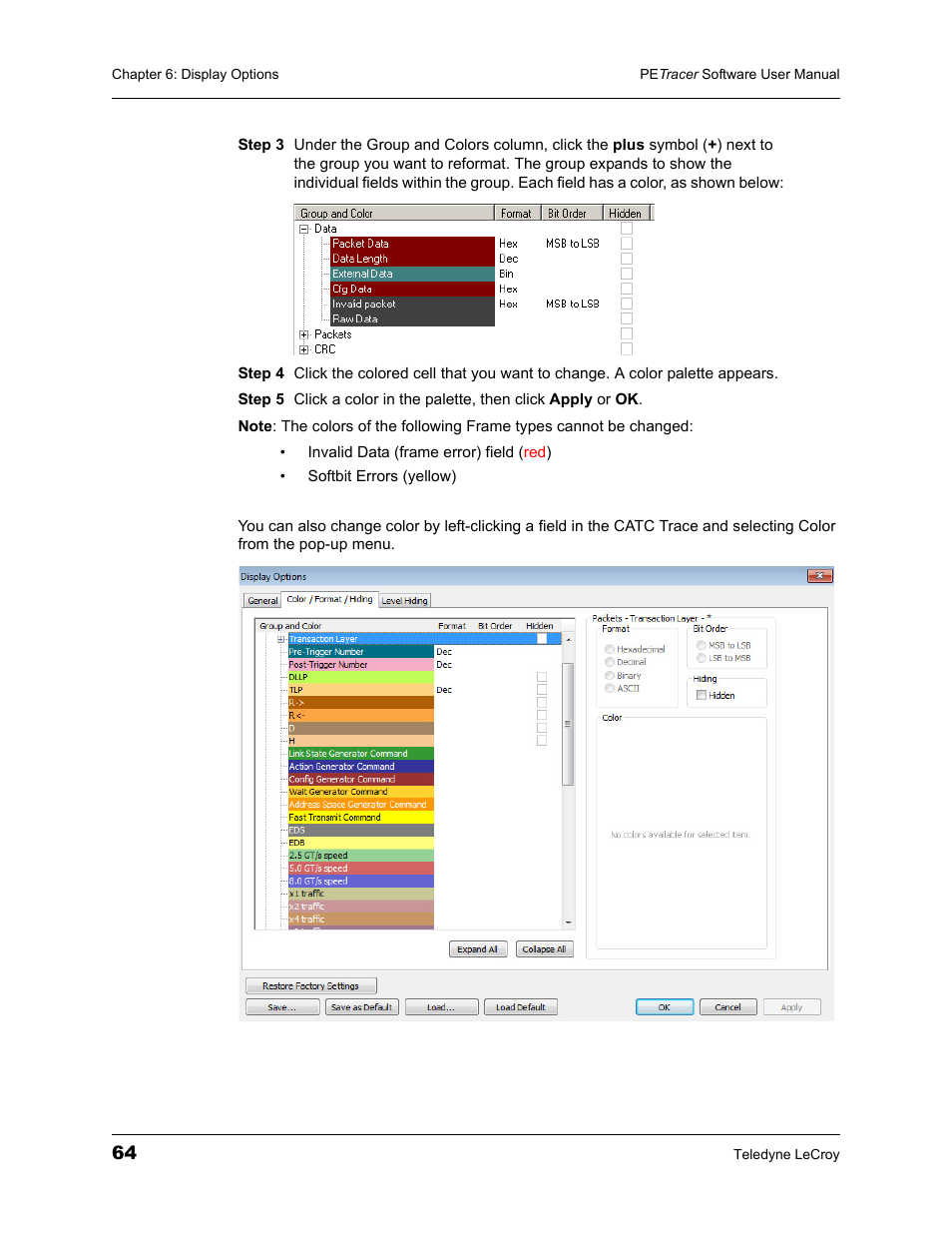 Teledyne LeCroy PETracer ProtoSync Software User Manual User Manual | Page 70 / 154