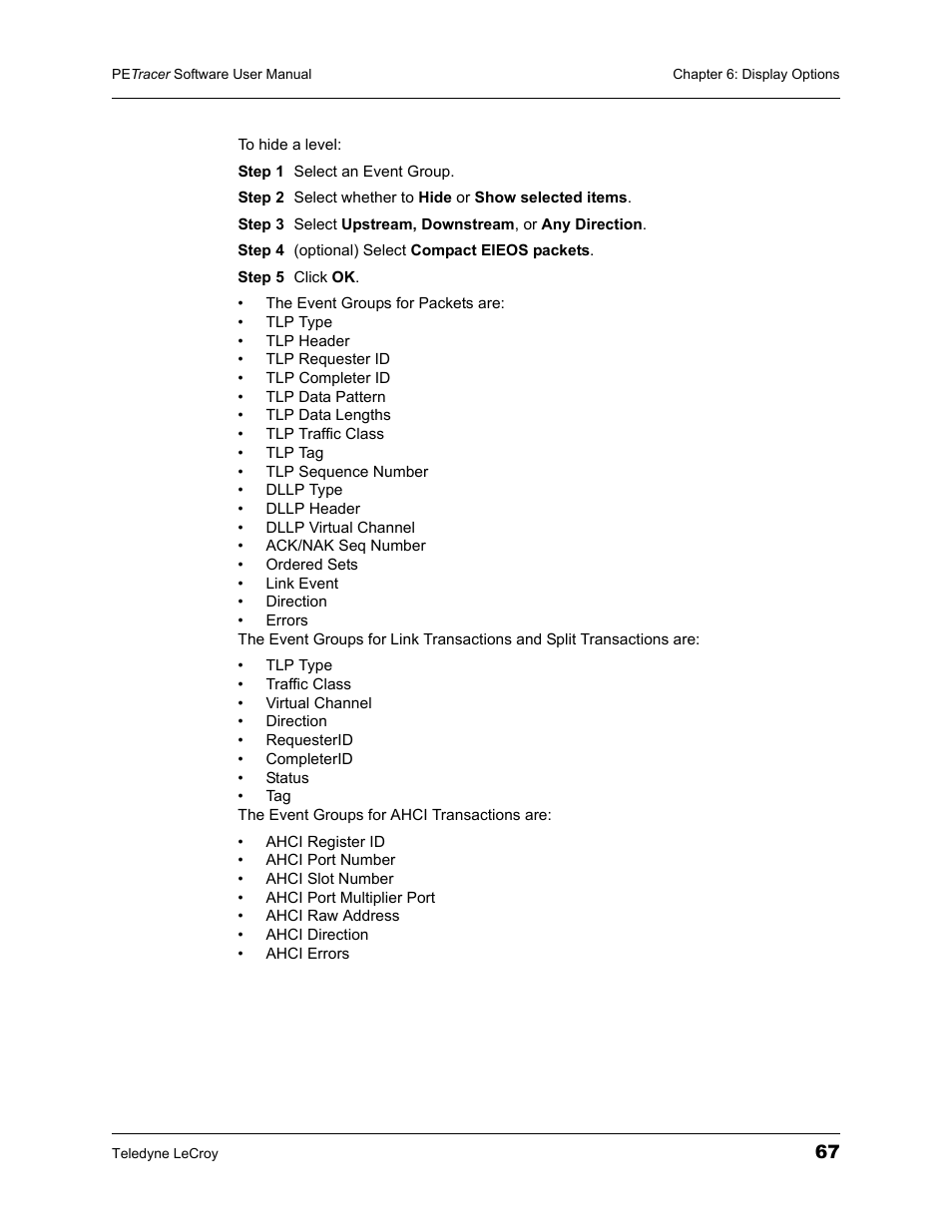 Teledyne LeCroy PETracer ProtoSync Software User Manual User Manual | Page 73 / 154