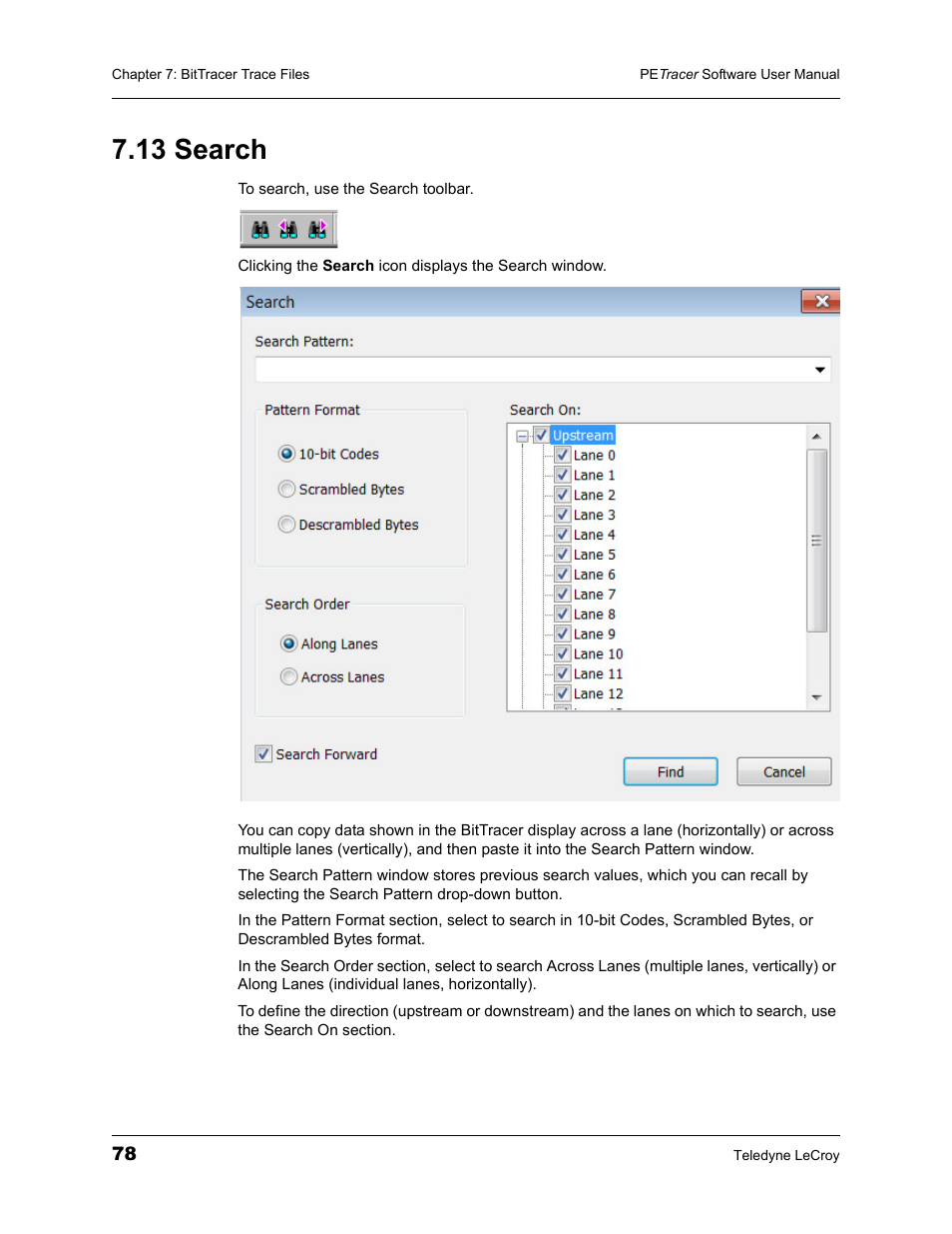 13 search | Teledyne LeCroy PETracer ProtoSync Software User Manual User Manual | Page 84 / 154