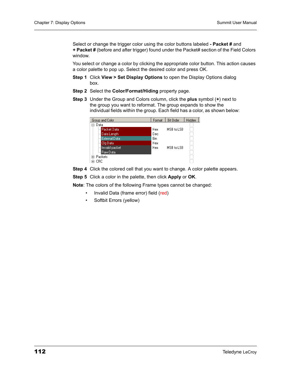 Teledyne LeCroy PETracer Summit and Summit T2-16 PCIe User Manual User Manual | Page 120 / 244