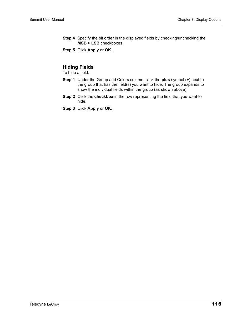 Teledyne LeCroy PETracer Summit and Summit T2-16 PCIe User Manual User Manual | Page 123 / 244