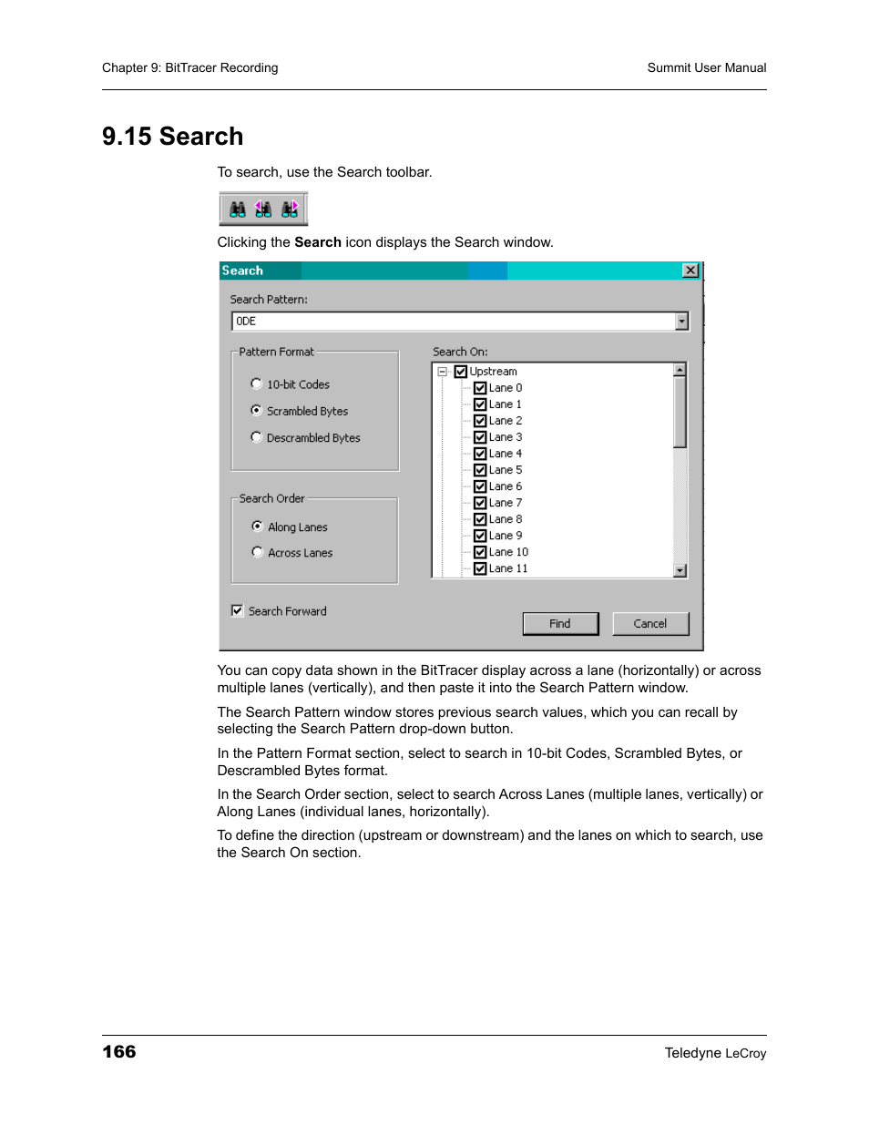 15 search | Teledyne LeCroy PETracer Summit and Summit T2-16 PCIe User Manual User Manual | Page 174 / 244