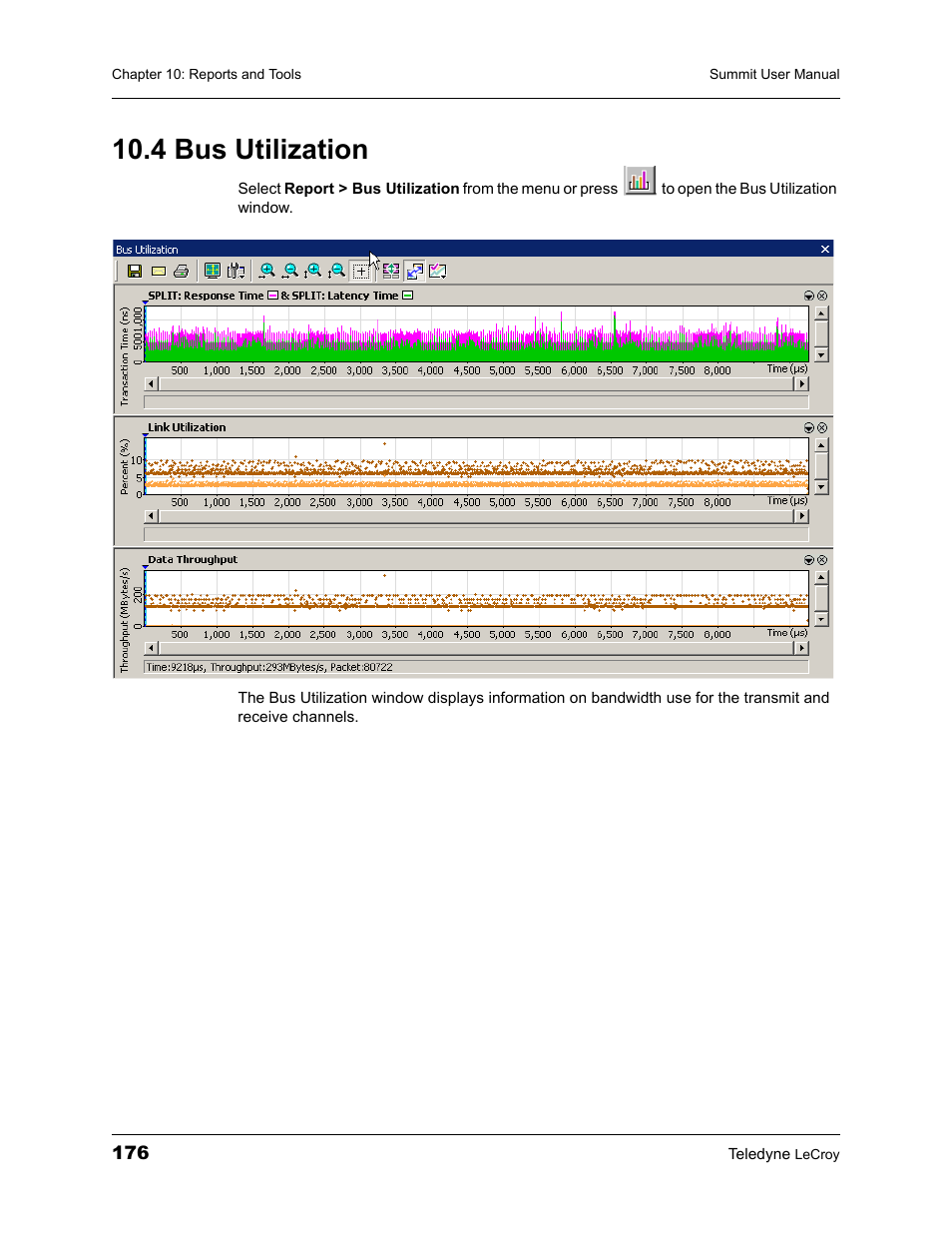 4 bus utilization | Teledyne LeCroy PETracer Summit and Summit T2-16 PCIe User Manual User Manual | Page 184 / 244
