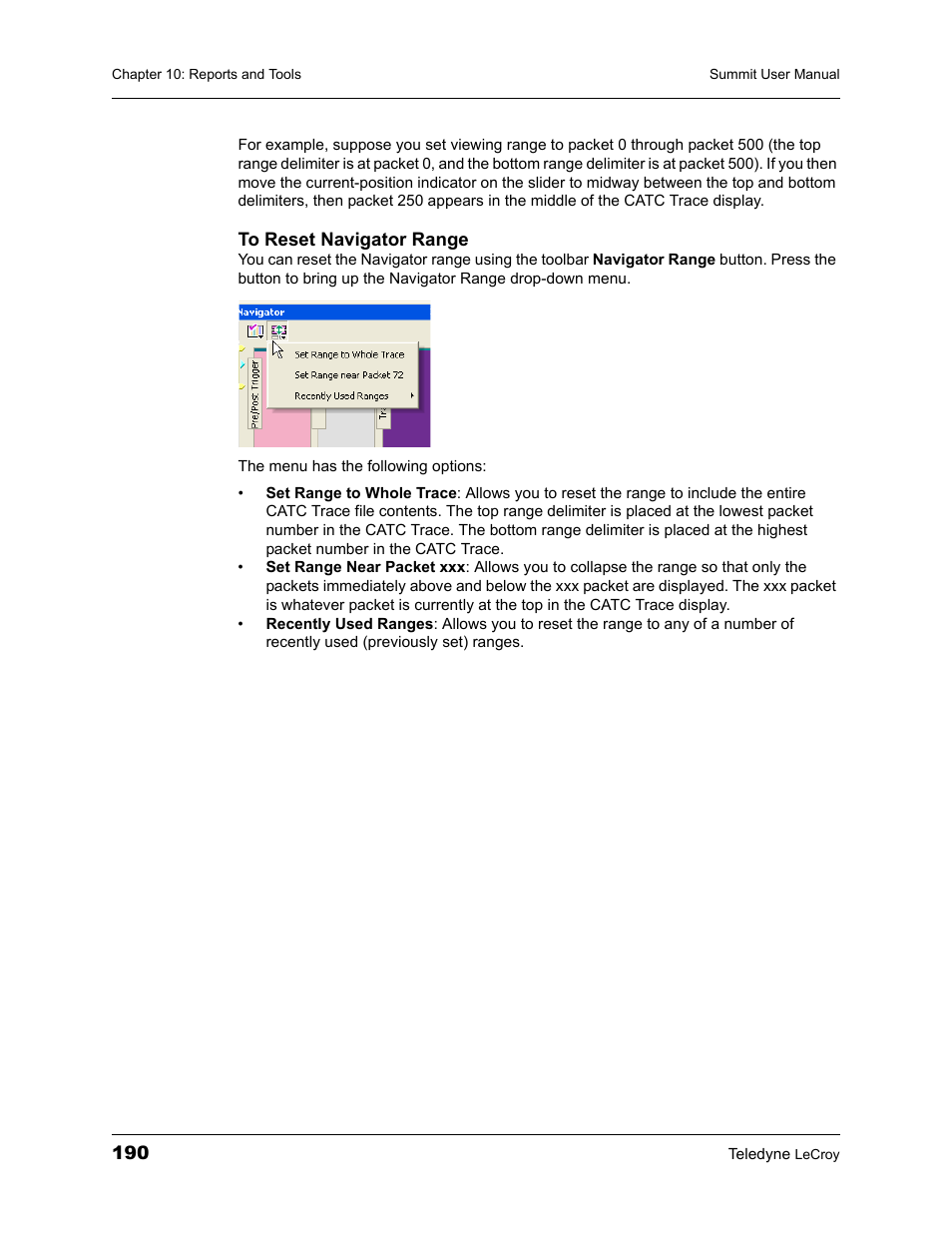 Teledyne LeCroy PETracer Summit and Summit T2-16 PCIe User Manual User Manual | Page 198 / 244