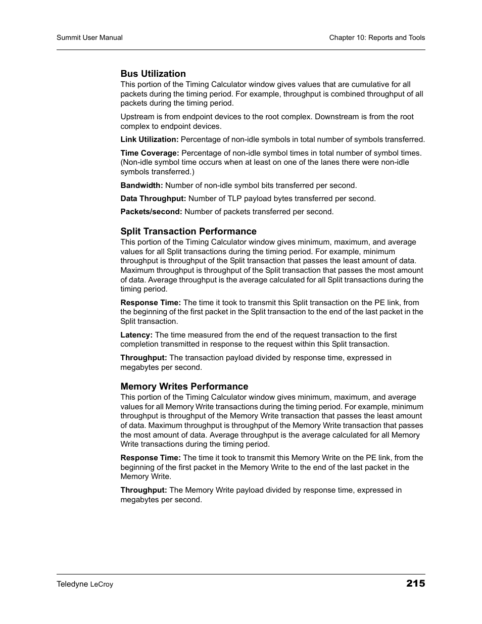 Teledyne LeCroy PETracer Summit and Summit T2-16 PCIe User Manual User Manual | Page 223 / 244