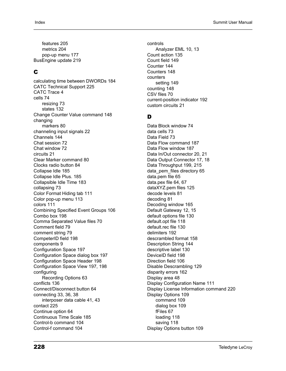 Teledyne LeCroy PETracer Summit and Summit T2-16 PCIe User Manual User Manual | Page 236 / 244