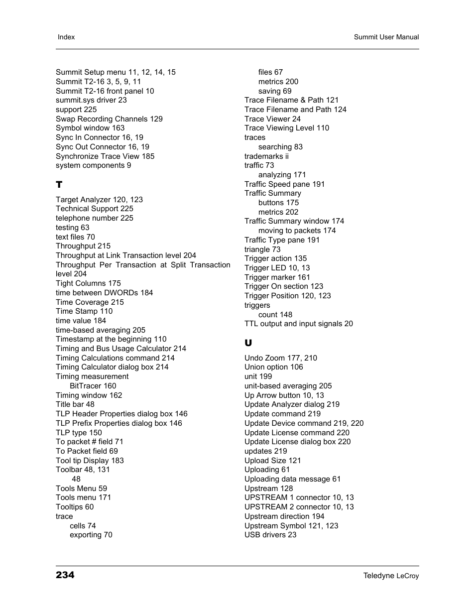 Teledyne LeCroy PETracer Summit and Summit T2-16 PCIe User Manual User Manual | Page 242 / 244