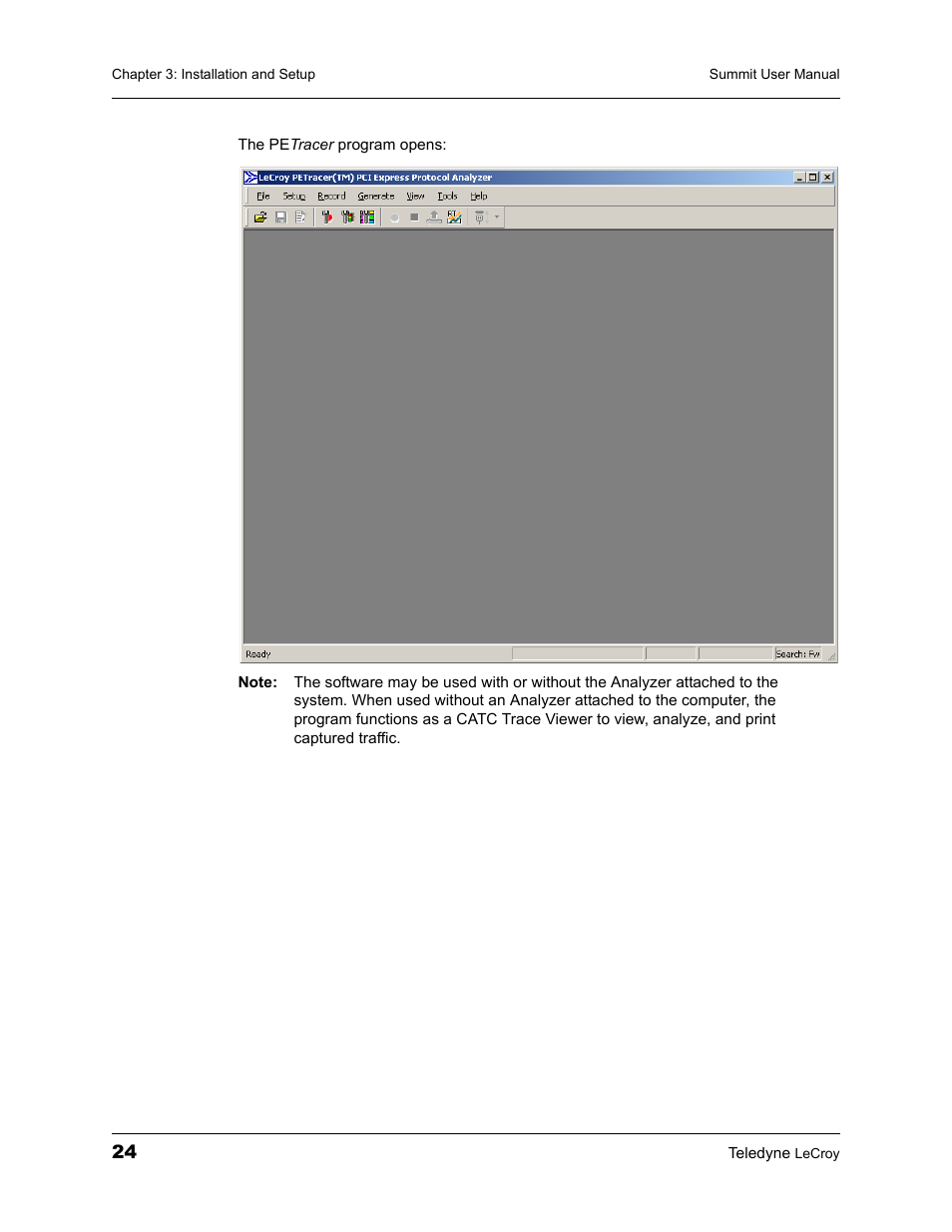 Teledyne LeCroy PETracer Summit and Summit T2-16 PCIe User Manual User Manual | Page 32 / 244