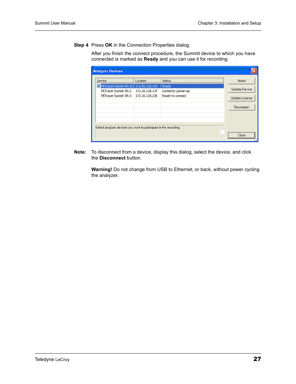 Teledyne LeCroy PETracer Summit and Summit T2-16 PCIe User Manual User Manual | Page 35 / 244