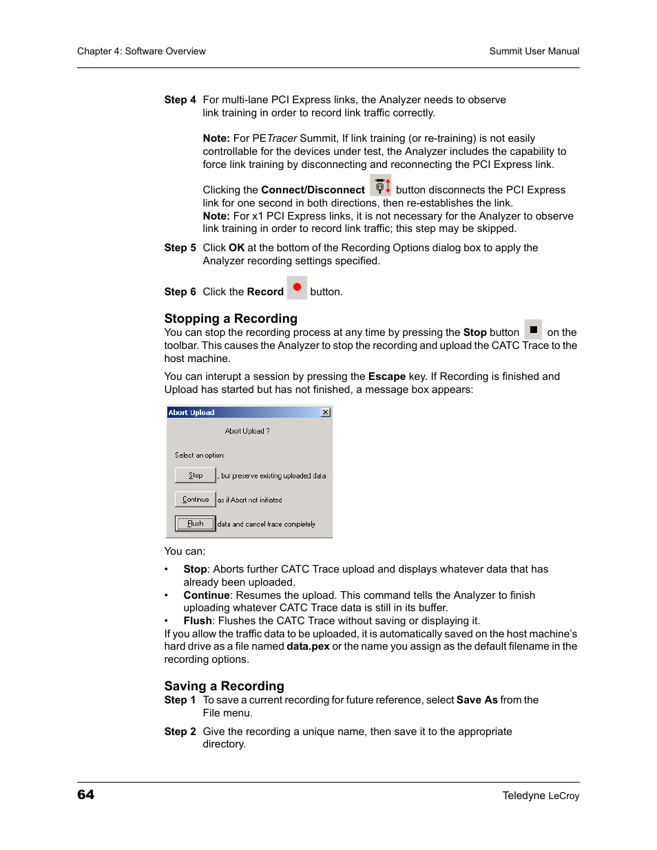 Teledyne LeCroy PETracer Summit and Summit T2-16 PCIe User Manual User Manual | Page 72 / 244