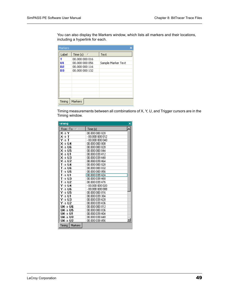 Teledyne LeCroy SimPASS PE PCI Express Software User Manual User Manual | Page 55 / 120
