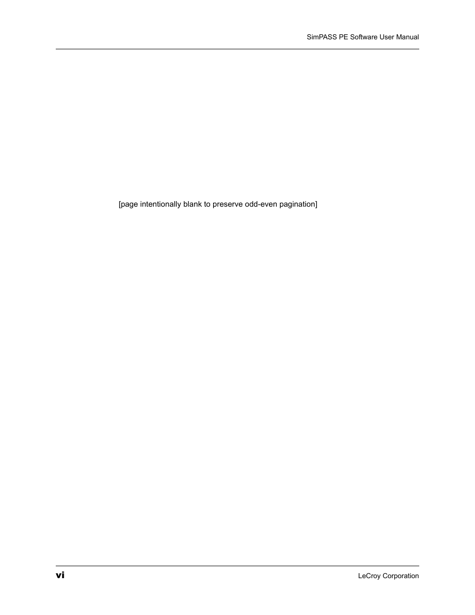 Teledyne LeCroy SimPASS PE PCI Express Software User Manual User Manual | Page 6 / 120