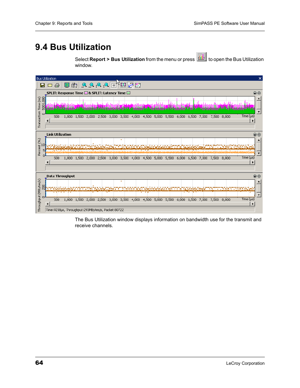 4 bus utilization | Teledyne LeCroy SimPASS PE PCI Express Software User Manual User Manual | Page 70 / 120