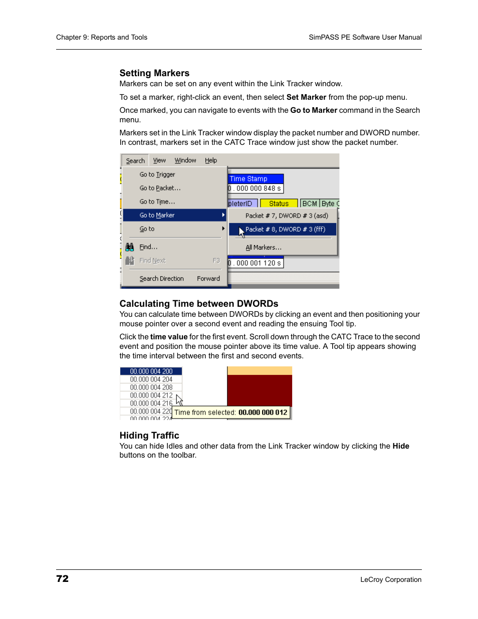Teledyne LeCroy SimPASS PE PCI Express Software User Manual User Manual | Page 78 / 120