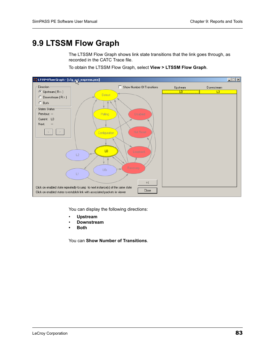 9 ltssm flow graph | Teledyne LeCroy SimPASS PE PCI Express Software User Manual User Manual | Page 89 / 120
