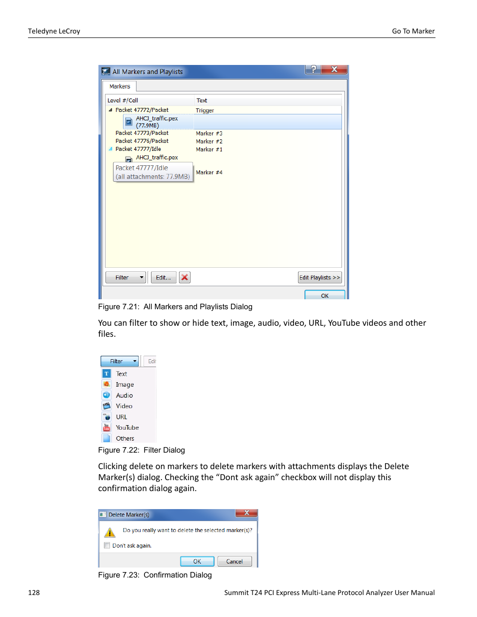 Teledyne LeCroy Summit T24 PCIe Multi-lane Protocol Analyzer User Manual User Manual | Page 140 / 244