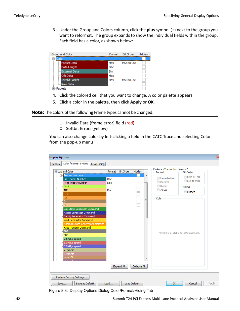 Teledyne LeCroy Summit T24 PCIe Multi-lane Protocol Analyzer User Manual User Manual | Page 154 / 244