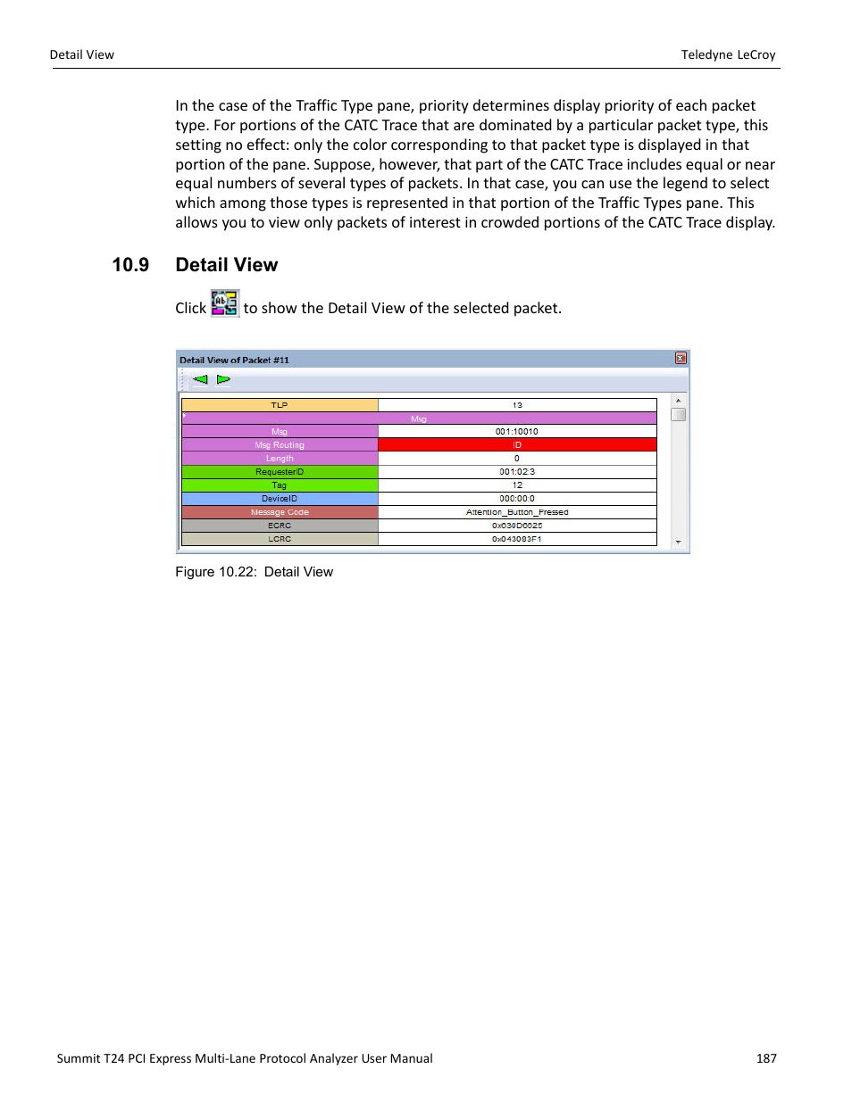 9 detail view | Teledyne LeCroy Summit T24 PCIe Multi-lane Protocol Analyzer User Manual User Manual | Page 199 / 244