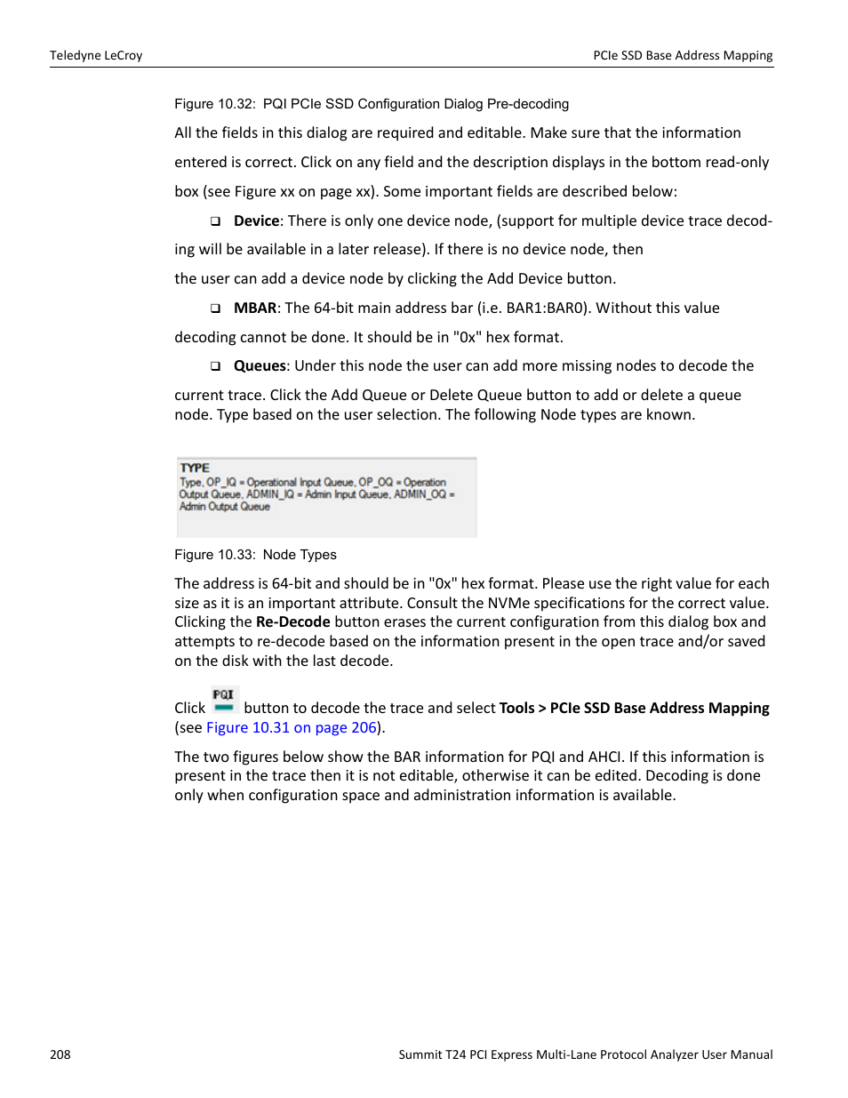 Teledyne LeCroy Summit T24 PCIe Multi-lane Protocol Analyzer User Manual User Manual | Page 220 / 244