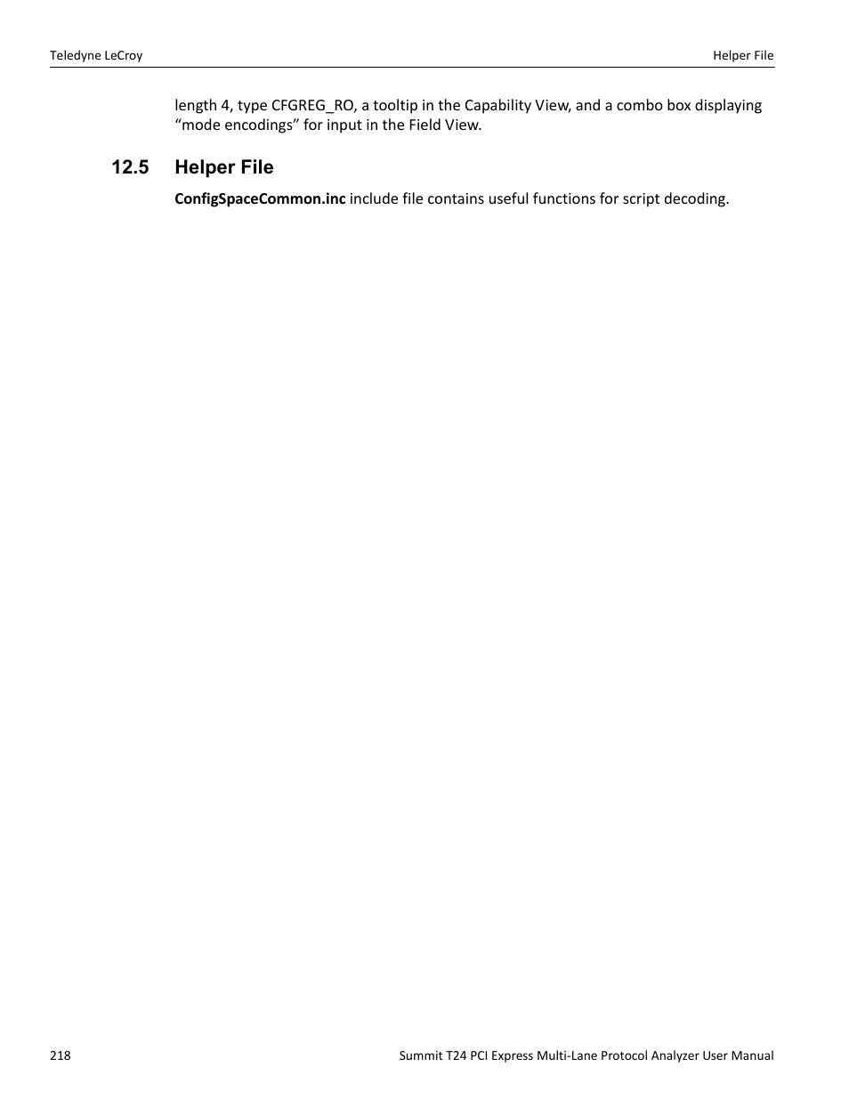 5 helper file | Teledyne LeCroy Summit T24 PCIe Multi-lane Protocol Analyzer User Manual User Manual | Page 230 / 244