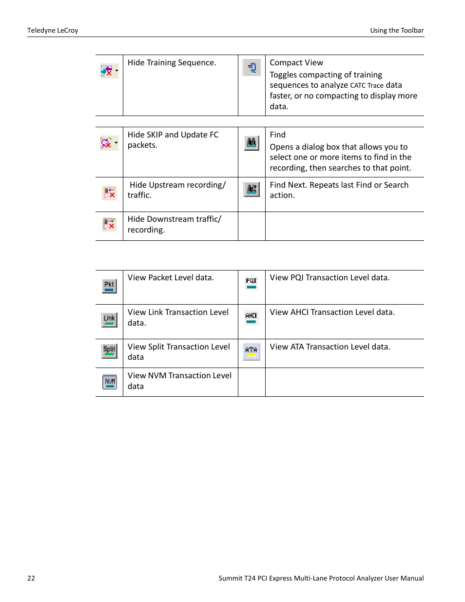 Teledyne LeCroy Summit T24 PCIe Multi-lane Protocol Analyzer User Manual User Manual | Page 34 / 244