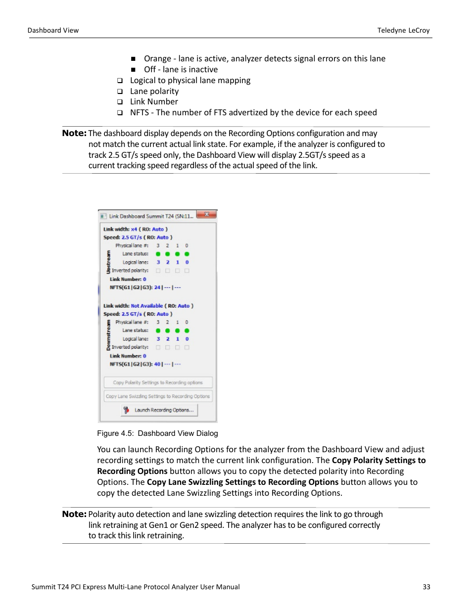 Teledyne LeCroy Summit T24 PCIe Multi-lane Protocol Analyzer User Manual User Manual | Page 45 / 244
