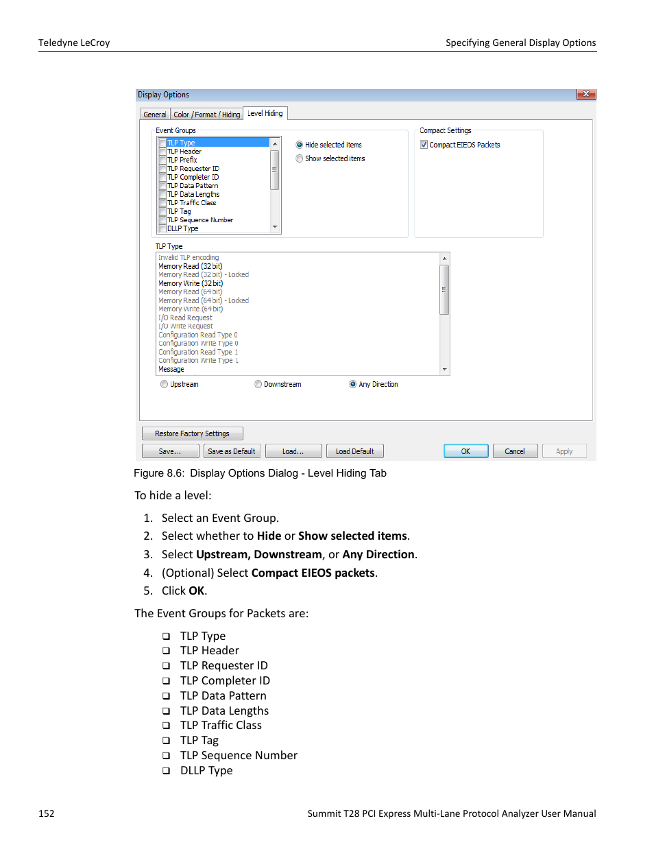 Teledyne LeCroy Summit T28 PCIe Multi-lane Protocol Analyzer User Manual User Manual | Page 164 / 256
