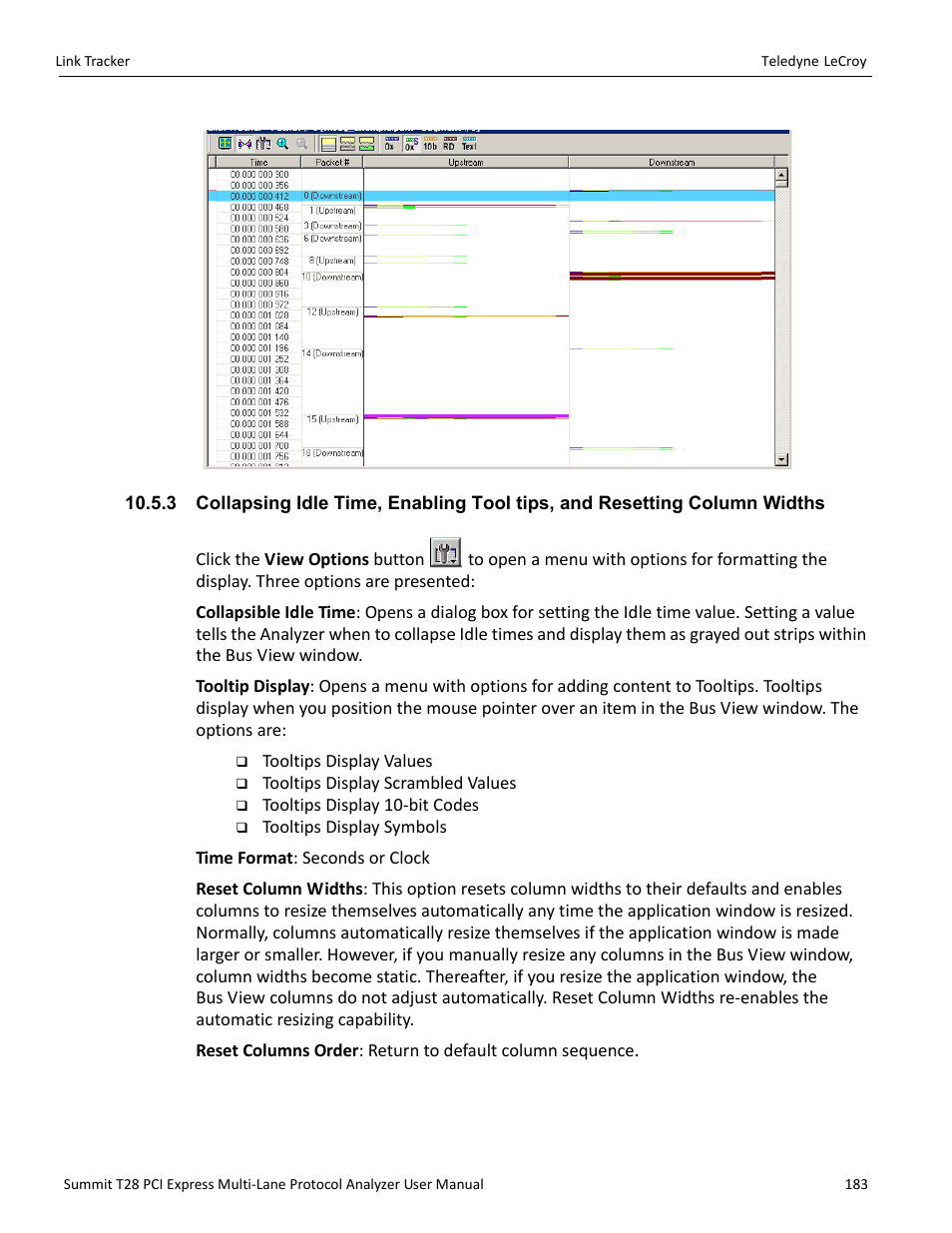 Teledyne LeCroy Summit T28 PCIe Multi-lane Protocol Analyzer User Manual User Manual | Page 195 / 256