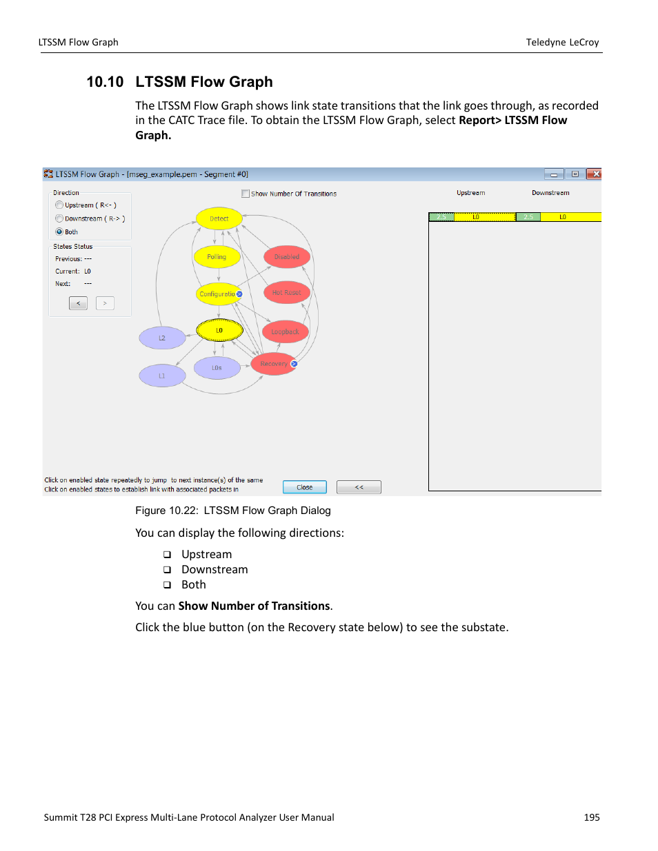 10 ltssm flow graph | Teledyne LeCroy Summit T28 PCIe Multi-lane Protocol Analyzer User Manual User Manual | Page 207 / 256