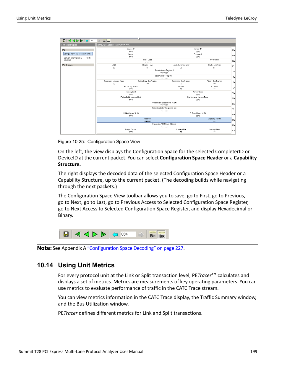 14 using unit metrics | Teledyne LeCroy Summit T28 PCIe Multi-lane Protocol Analyzer User Manual User Manual | Page 211 / 256