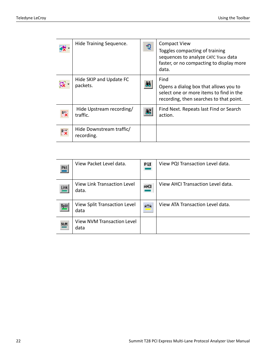 Teledyne LeCroy Summit T28 PCIe Multi-lane Protocol Analyzer User Manual User Manual | Page 34 / 256