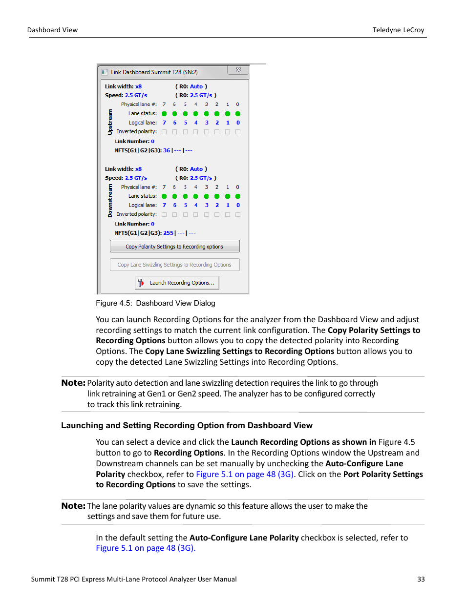 Teledyne LeCroy Summit T28 PCIe Multi-lane Protocol Analyzer User Manual User Manual | Page 45 / 256