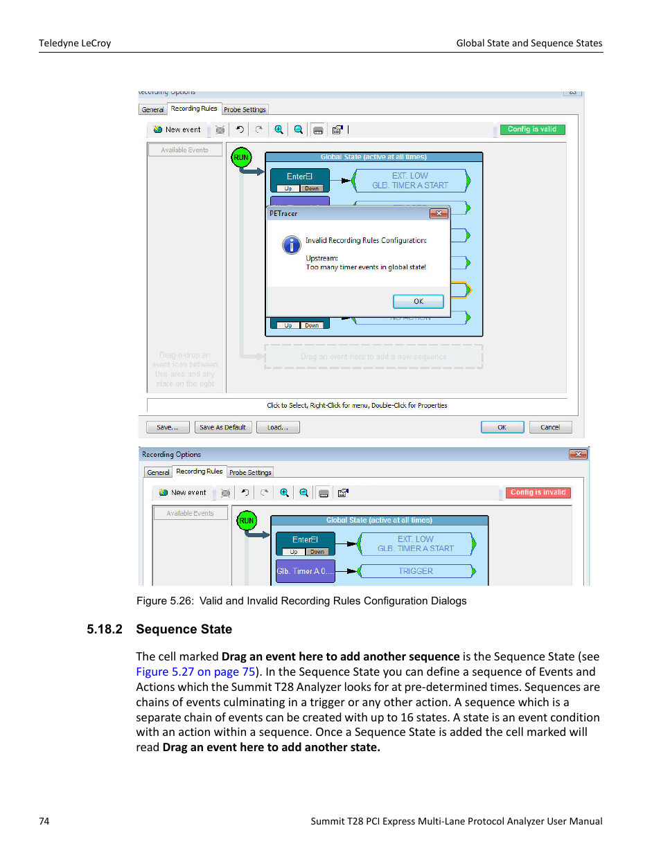 2 sequence state | Teledyne LeCroy Summit T28 PCIe Multi-lane Protocol Analyzer User Manual User Manual | Page 86 / 256