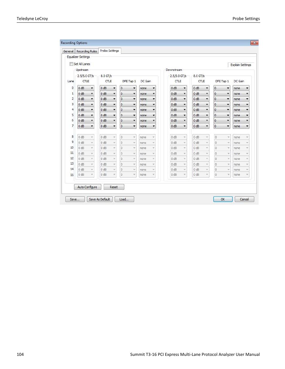 Teledyne LeCroy Summit T3-16 PCIe Multi-lane Protocol Analyzer User Manual User Manual | Page 116 / 266