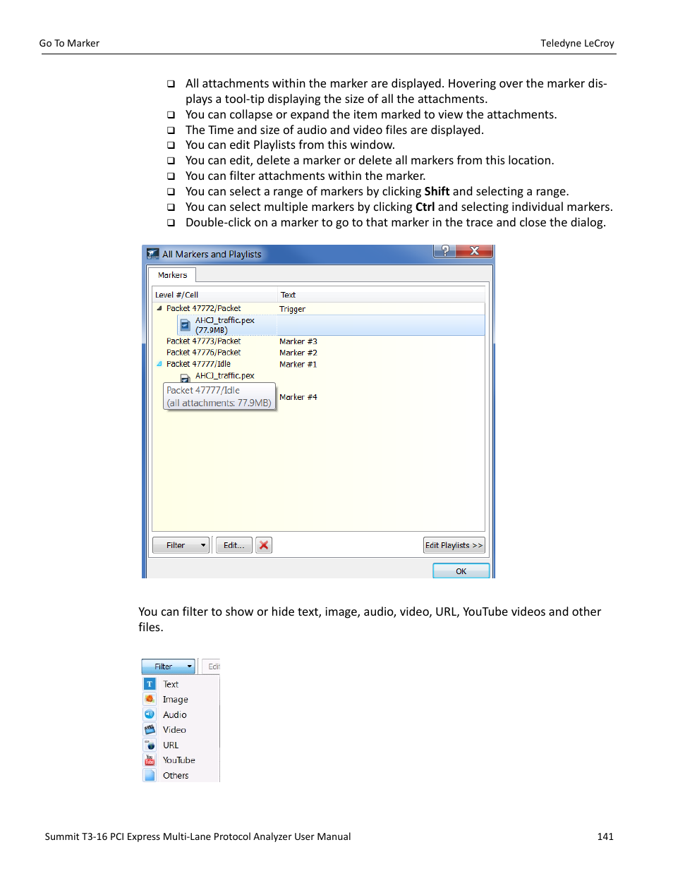 Teledyne LeCroy Summit T3-16 PCIe Multi-lane Protocol Analyzer User Manual User Manual | Page 153 / 266