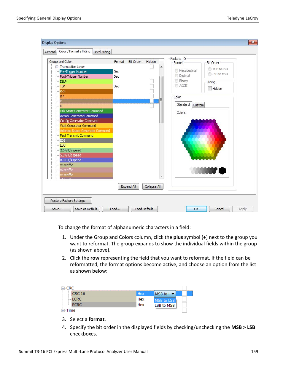 Teledyne LeCroy Summit T3-16 PCIe Multi-lane Protocol Analyzer User Manual User Manual | Page 171 / 266