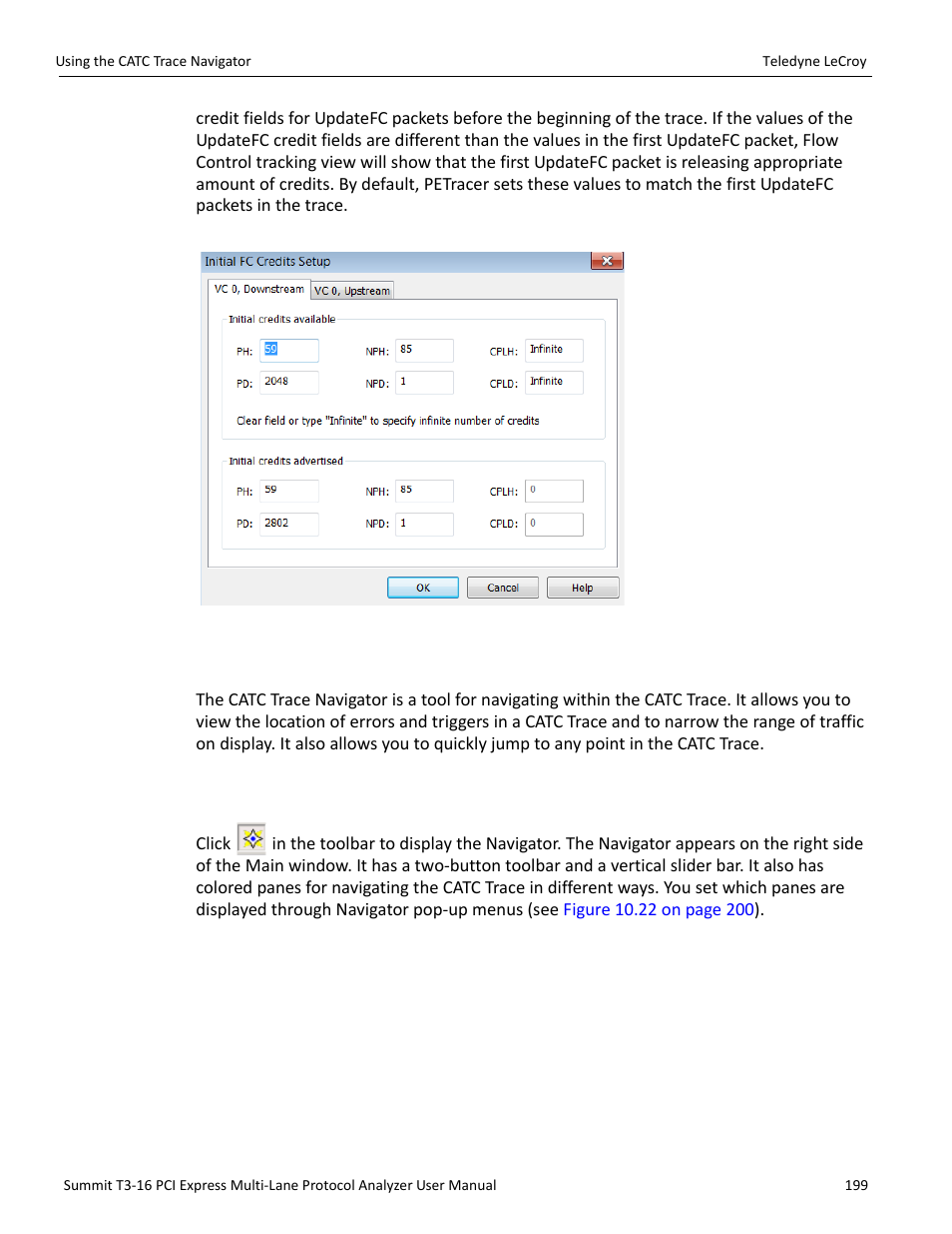 8 using the catc trace navigator, 1 displaying the navigator | Teledyne LeCroy Summit T3-16 PCIe Multi-lane Protocol Analyzer User Manual User Manual | Page 211 / 266