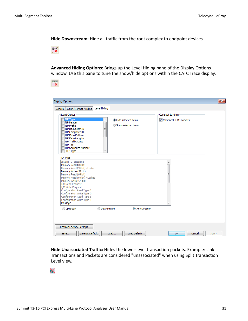 Teledyne LeCroy Summit T3-16 PCIe Multi-lane Protocol Analyzer User Manual User Manual | Page 43 / 266