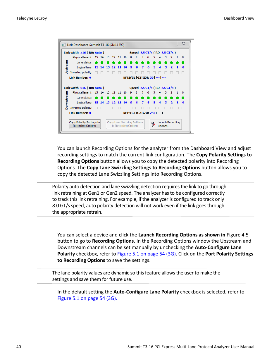 Teledyne LeCroy Summit T3-16 PCIe Multi-lane Protocol Analyzer User Manual User Manual | Page 52 / 266