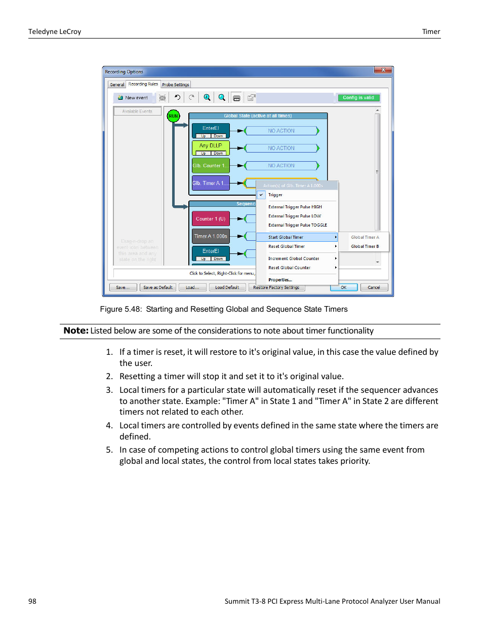 Teledyne LeCroy Summit T3-8 PCIe Multi-lane Protocol Analyzer User Manual User Manual | Page 110 / 266