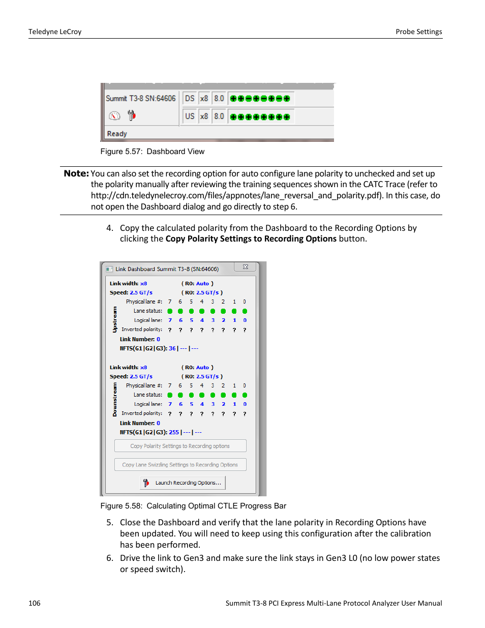 Teledyne LeCroy Summit T3-8 PCIe Multi-lane Protocol Analyzer User Manual User Manual | Page 118 / 266