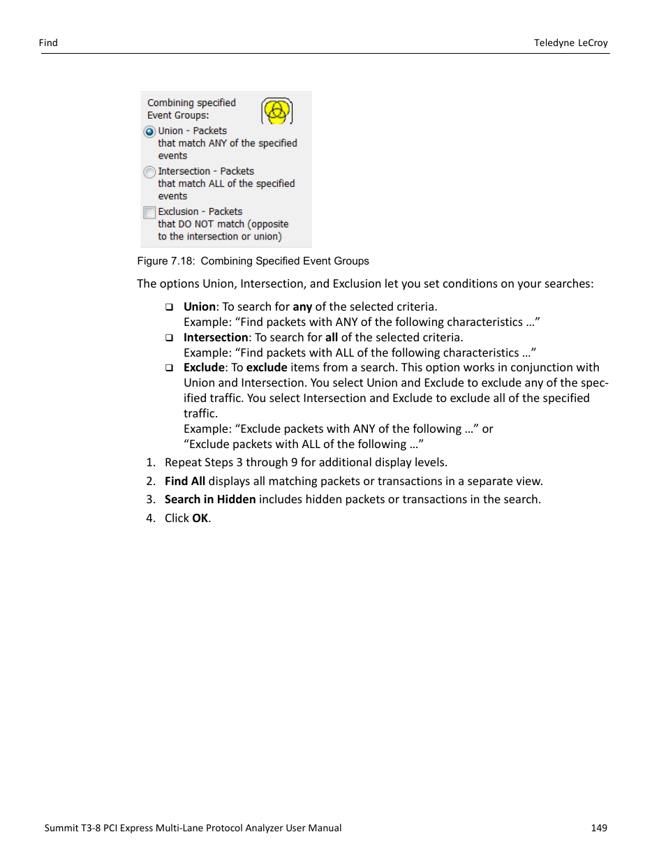 Teledyne LeCroy Summit T3-8 PCIe Multi-lane Protocol Analyzer User Manual User Manual | Page 161 / 266