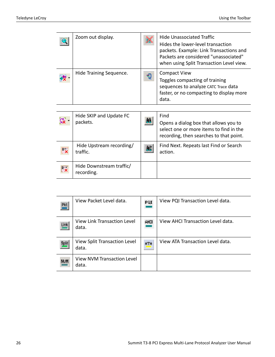 Teledyne LeCroy Summit T3-8 PCIe Multi-lane Protocol Analyzer User Manual User Manual | Page 38 / 266