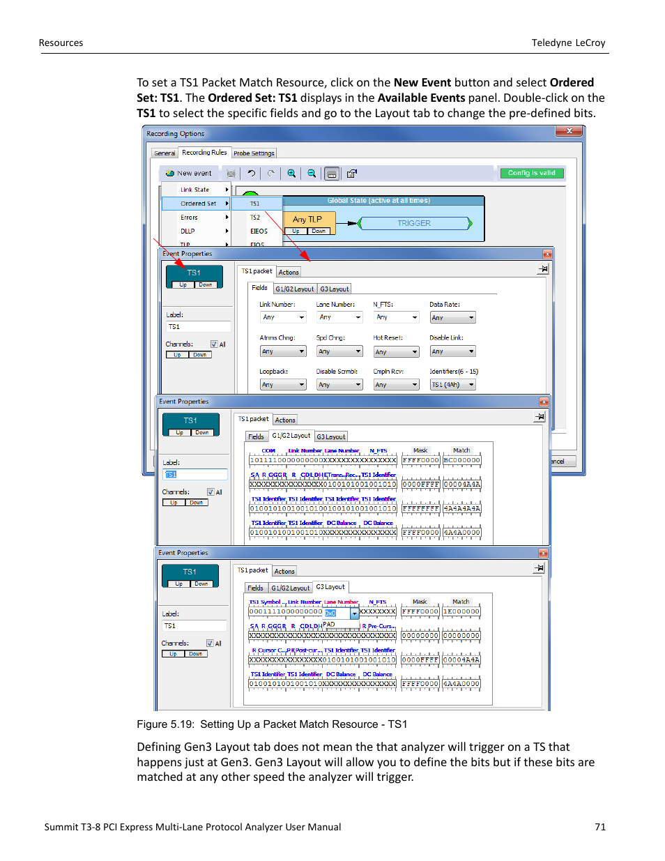 Teledyne LeCroy Summit T3-8 PCIe Multi-lane Protocol Analyzer User Manual User Manual | Page 83 / 266