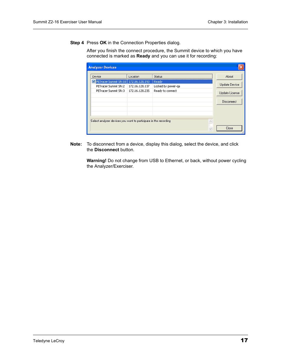 Teledyne LeCroy Summit Z2-16 PCI Express Multi-lane Exerciser User Manual User Manual | Page 21 / 84